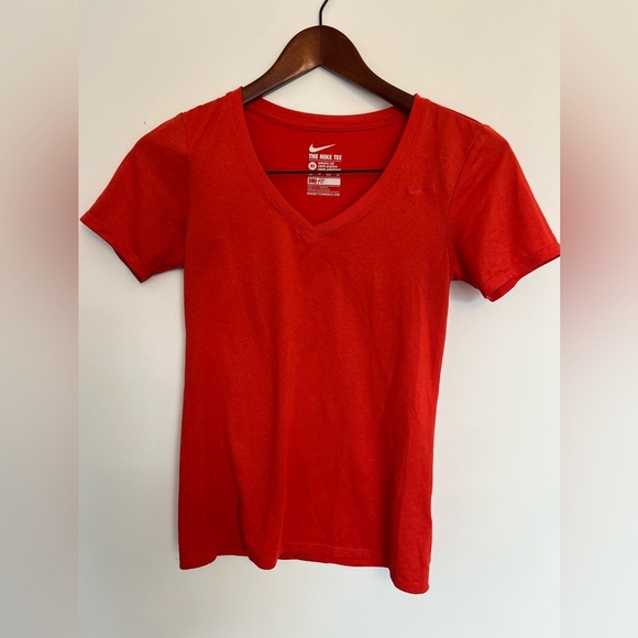 Nike orange Fitted Short Sleeve T-Shirt size XS - Picture 2 of 4